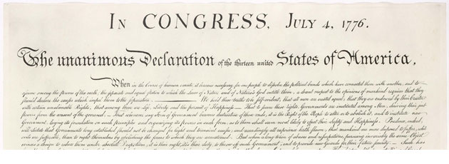 US Declaration of Independence