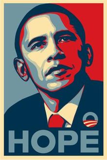 Shepard Fairey - Obama Hope Poster
