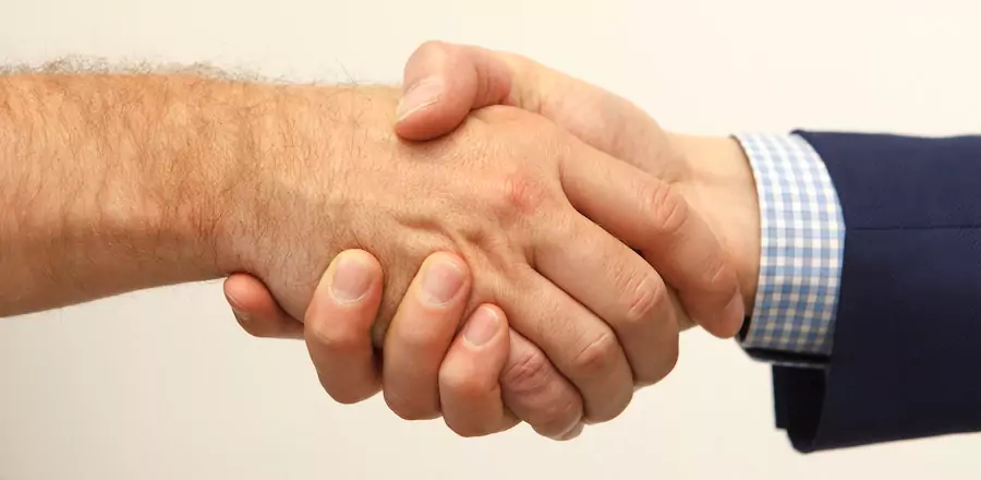 Examples of Rituals - the handshake