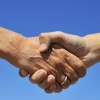 Examples of rituals - shaking hands