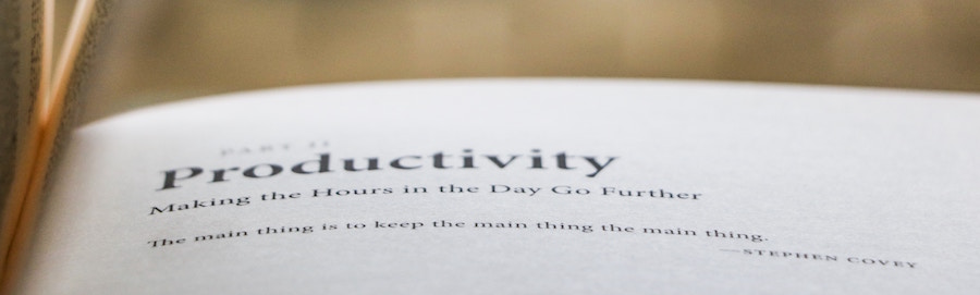 Best business books for productivity