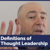 Definitions of Thought Leadership