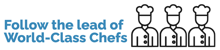 Follow the lead of world-class chefs