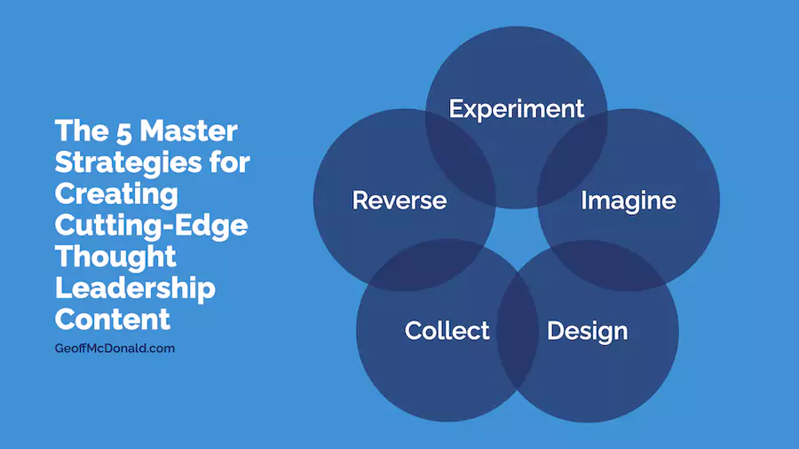 Thought Leadership - Five Ways to Create Cutting-Edge Content