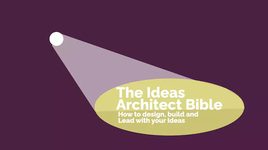 The Ideas Architect Bible mock-up book cover