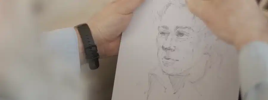 Creativity and drawing a face
