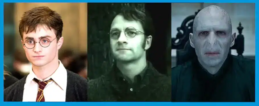 Harry Potter, James Potter, Lord Voldemort