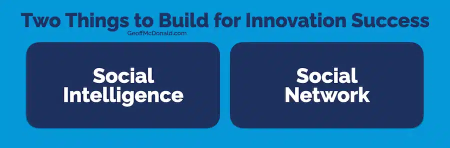 Two things to build for Innovation Success