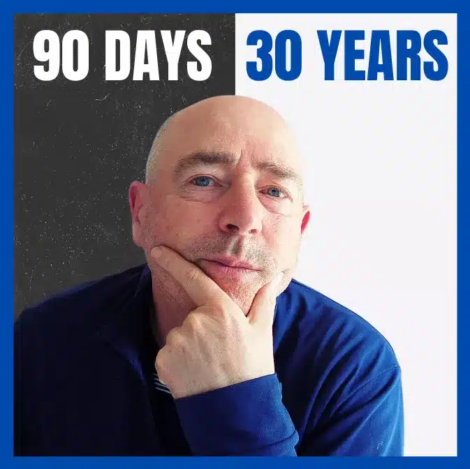Abandon your 90-day goals - Create a 30-year Manifesto