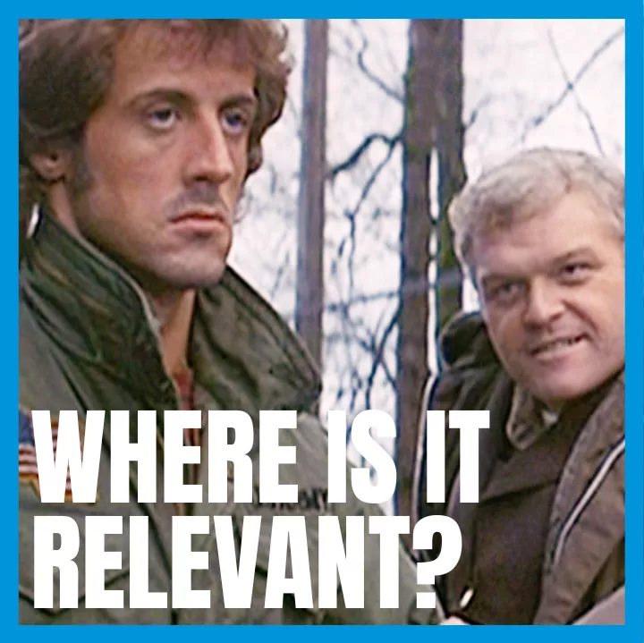 7 What Rambo taught me about Experience