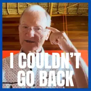 I couldn't go back with Dr Patterson Stark